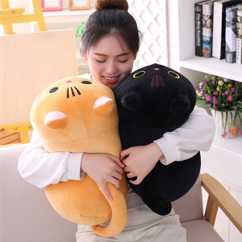 Cute Cat Plush Toy – Soft Ragdoll Pillow for Kids & Gifts
