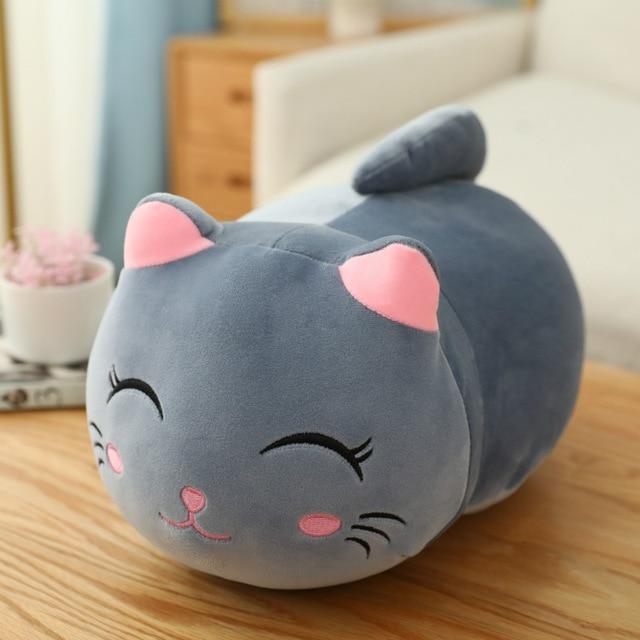 Cute Cat Plush Toy – Soft Ragdoll Pillow for Kids & Gifts